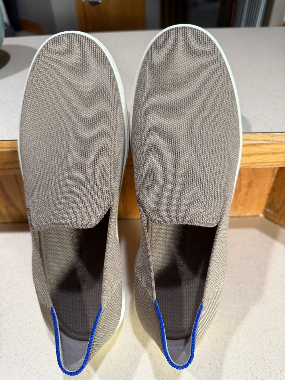 Rothy's Latte Original Slip On Sneakers- 10